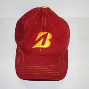 🔴⛳ Men’s Red Bridgestone Golf Hat · OS ⛳🔴